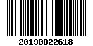 Tax roll barcode for property ID 19N02E-12-4-SE077-003-0019