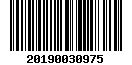 Tax roll barcode for property ID 000000-00-0-20190-001-0004