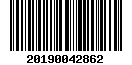 Tax roll barcode for property ID 19N03E-14-2-00000-000-0274.002