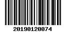 Tax roll barcode for property ID 060053-010001-000000