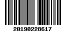 Tax roll barcode for property ID 6600-00-00C-001-0-170-00