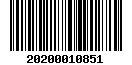 Tax roll barcode for property ID N001-00-003-008-0-001-00