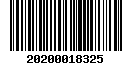 Tax roll barcode for property ID 19N02E-12-2-SM130-000-0008