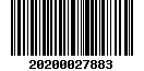 Tax roll barcode for property ID 0755-00-001-004-0-000-00