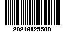 Tax roll barcode for property ID 21-22-12-10500