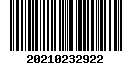 Tax roll barcode for property ID 0000-25-23N-04W-1-100-00