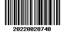 Tax roll barcode for property ID 0705-00-011-018-0-022-00
