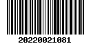 Tax roll barcode for property ID 19N02E-02-2-SL030-003-0007