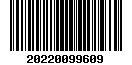 Tax roll barcode for property ID 20N15E-25-1-00000-000-0099
