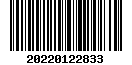 Tax roll barcode for property ID 060354-016006-000000