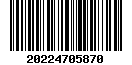 Tax roll barcode for property ID 00000-50-60-02621