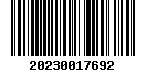 Tax roll barcode for property ID 18N06E-35-3-00000-000-0505