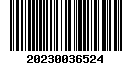 Tax roll barcode for property ID B 36-52-4
