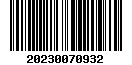 Tax roll barcode for property ID 600070932