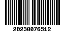 Tax roll barcode for property ID 19N02E-33-4-SS075-003-0001