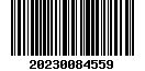 Tax roll barcode for property ID 600084559