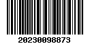 Tax roll barcode for property ID 600098873