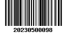 Tax roll barcode for property ID 0100-00-611-003-0-003-00