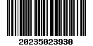 Tax roll barcode for property ID 53575-92-05-06750