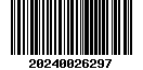 Tax roll barcode for property ID 020360-005001-000000