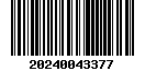 Tax roll barcode for property ID B 43-37-7