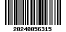 Tax roll barcode for property ID 4610-26-005-026-1-003-15