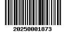 Tax roll barcode for property ID 060870-002038-000000