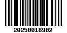 Tax roll barcode for property ID 19N02E-20-3-SH365-004-0006