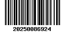 Tax roll barcode for property ID 600086924