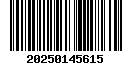 Tax roll barcode for property ID 060327-002006-000000
