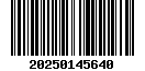 Tax roll barcode for property ID 060327-003004-000000