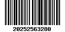 Tax roll barcode for property ID 97319-73-19-07799